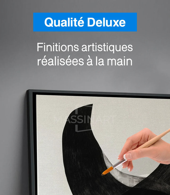 Tableau Ink Mirage en mise en situation séjour design — Massinart