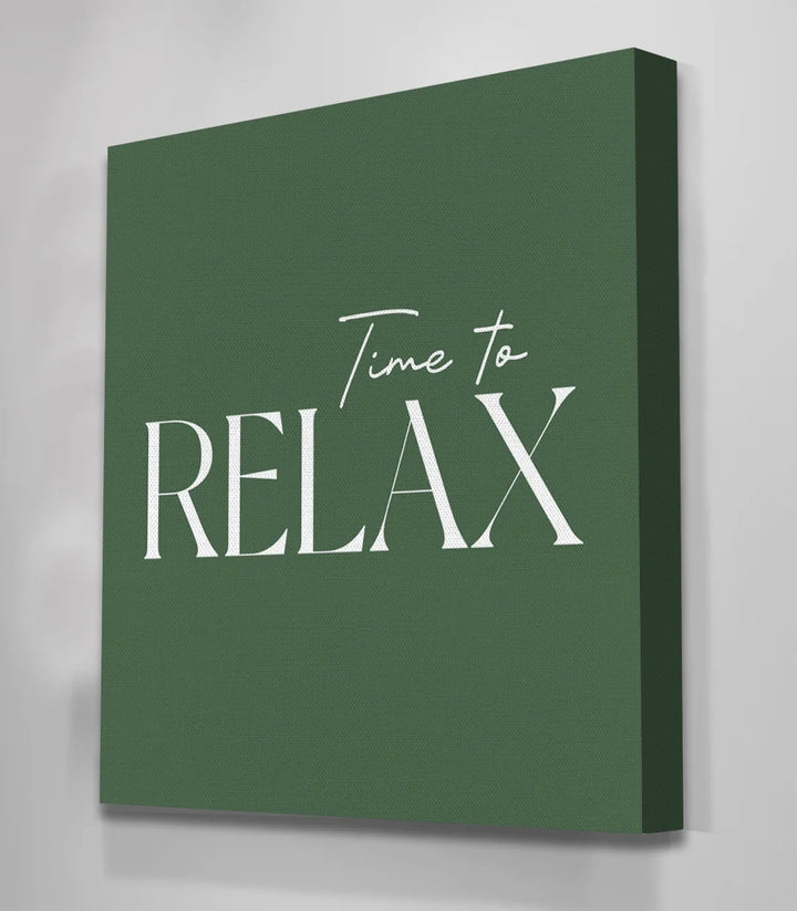 Tableau botanique feuille simple motif géométrique vert - Massinart