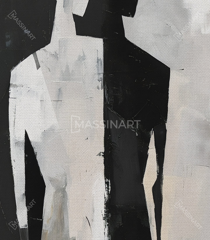 Tableau Opposite forces Massinart — emballage livraison prêt à accrocher
