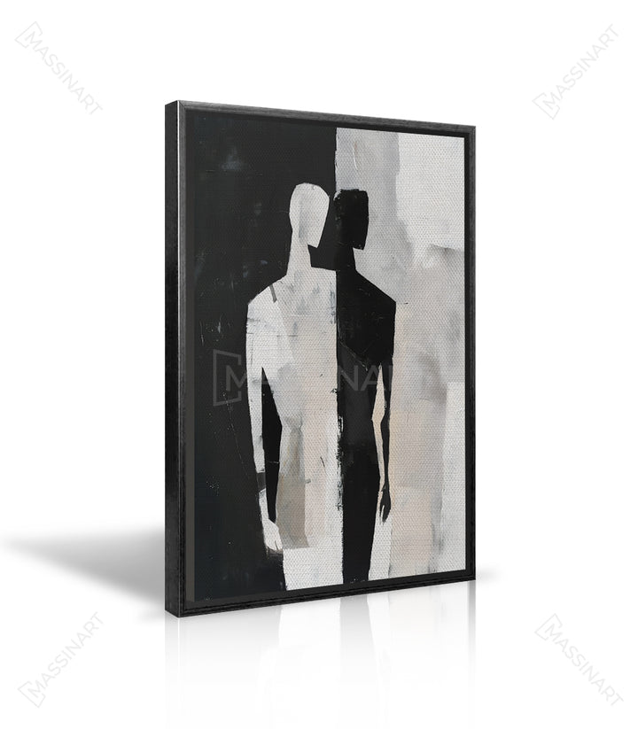 Ambiance bureau Massinart — Tableau Opposite forces art abstrait