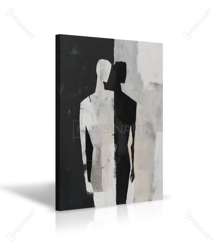 Qualité Premium Massinart — détail toile Tableau Opposite forces