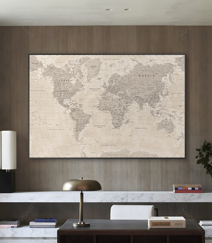 Detailed World Map