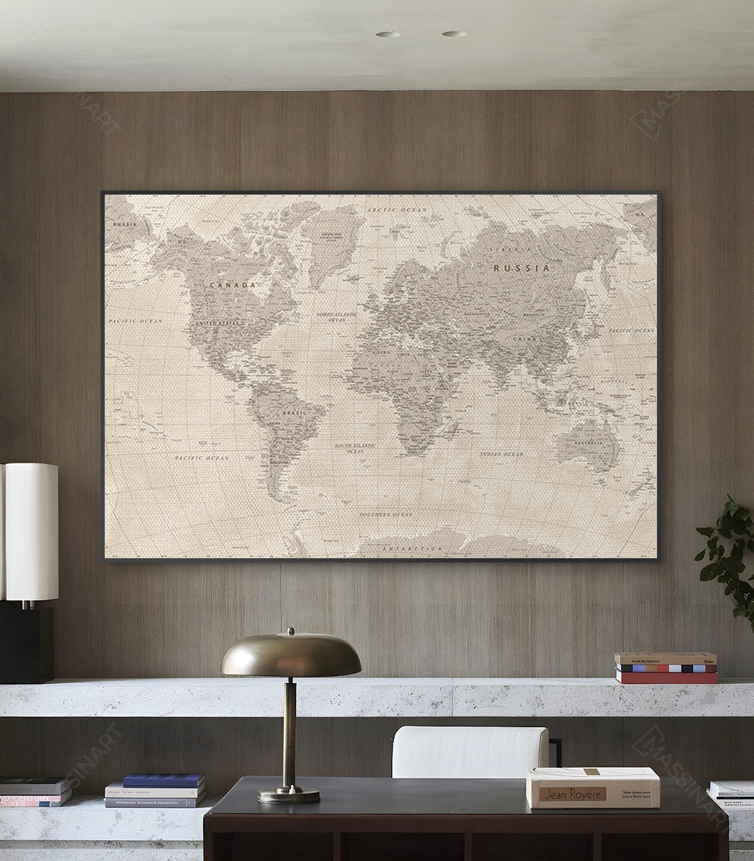 Detailed World Map - Flash deal