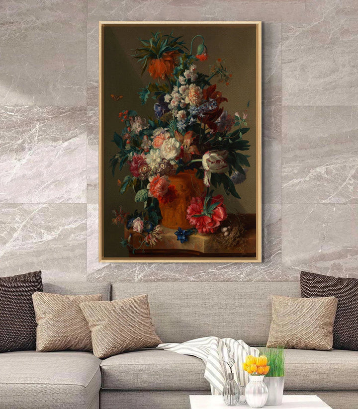 Tableau Vase de Fleurs - Arrangement floral nature morte Massinart