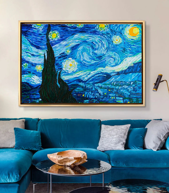 Tableau Nuit étoilée décoration intérieur bureau - style expressionniste Massinart