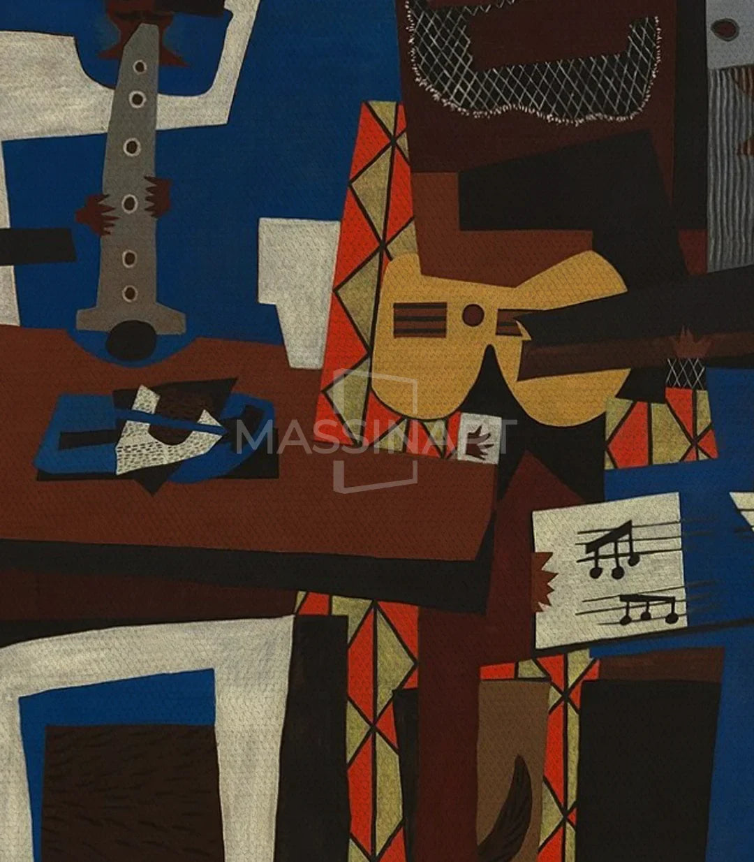 Three Musicians By Picasso