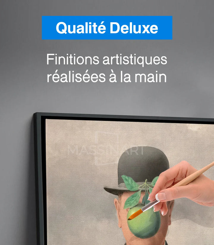 Tableau Fils de l'homme mise en situation bureau intérieur Massinart