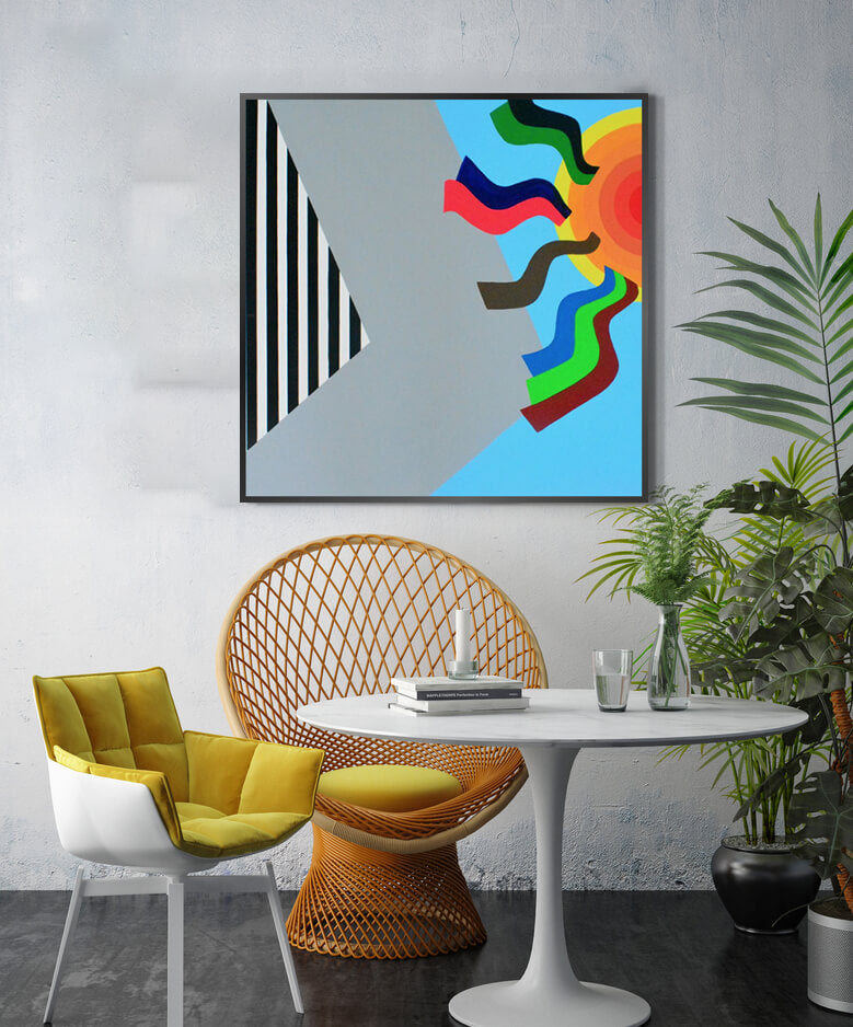 Soleil, Espérance - signé par l'artiste Ghita BNN.