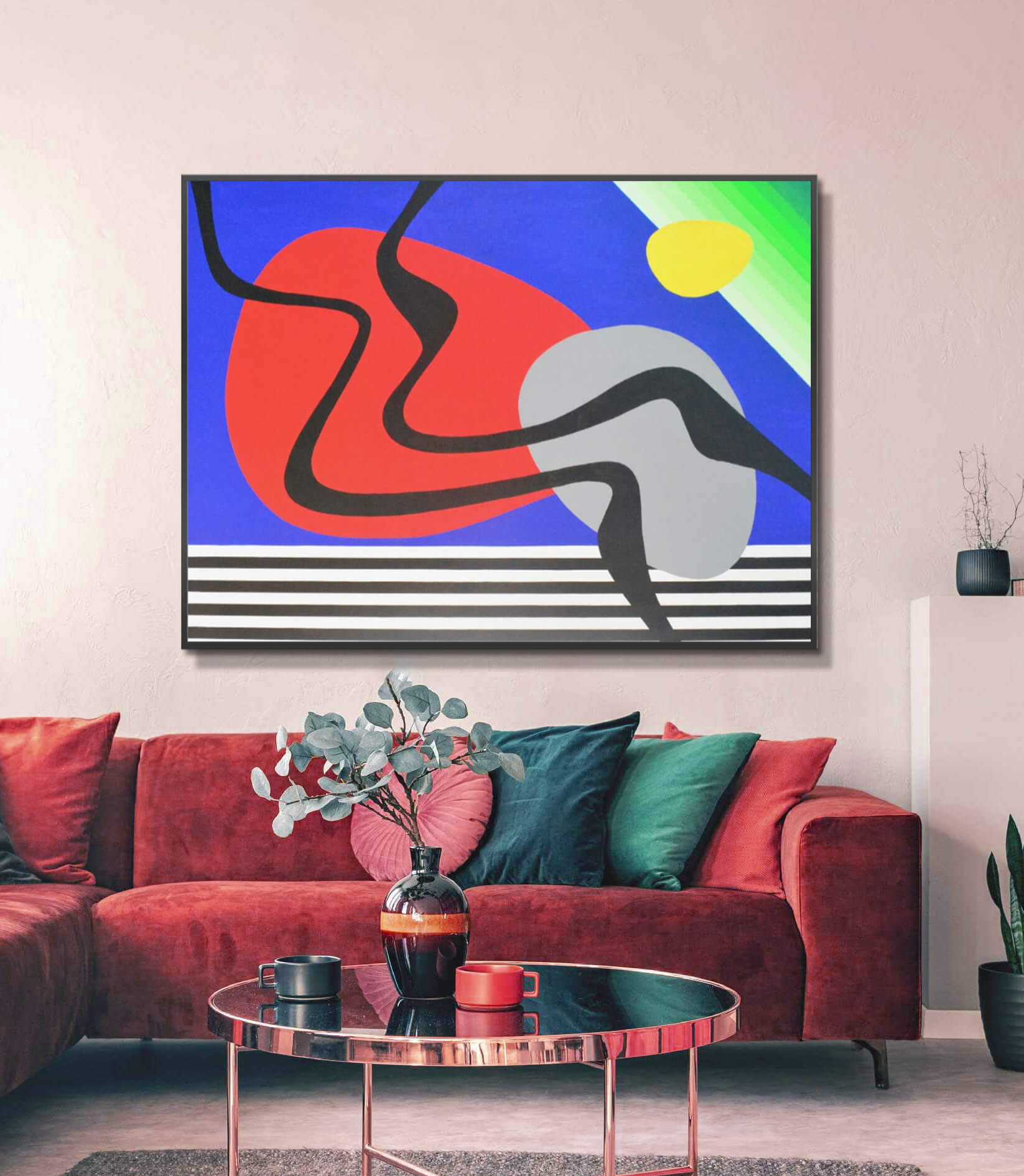 Lévitation - signé par l'artiste Ghita BNN.