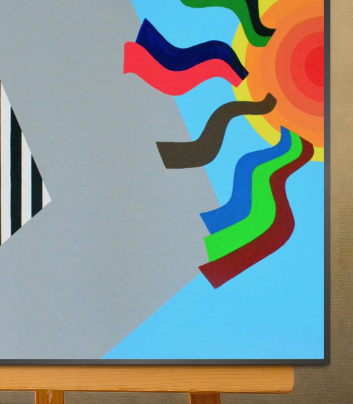 Soleil, Espérance - signé par l'artiste Ghita BNN. – Massinart