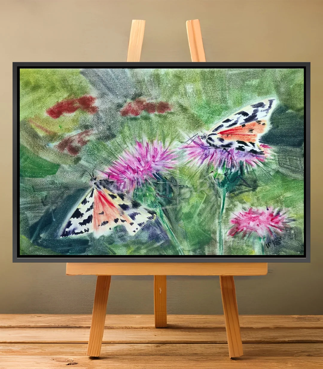 Dialogue Silencieux - signé par l'artiste Iryna.