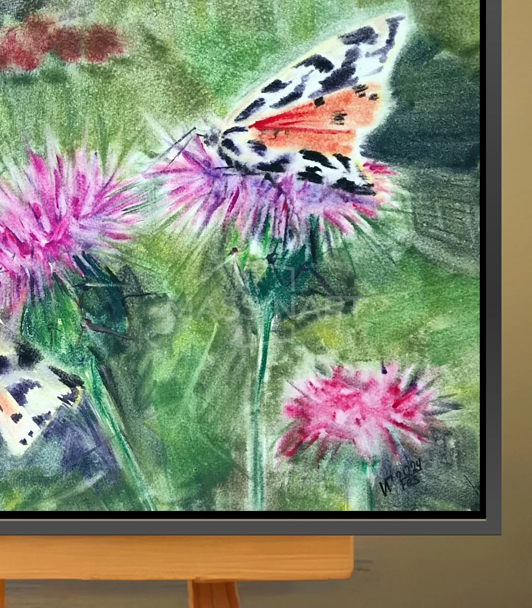 Dialogue Silencieux - signé par l'artiste Iryna.