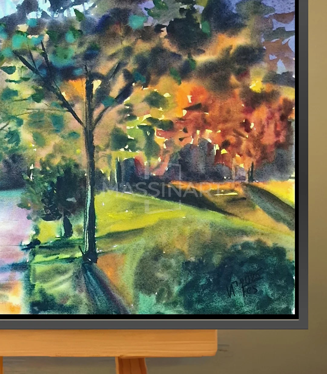 Dans la nuit - signé par l'artiste Iryna.