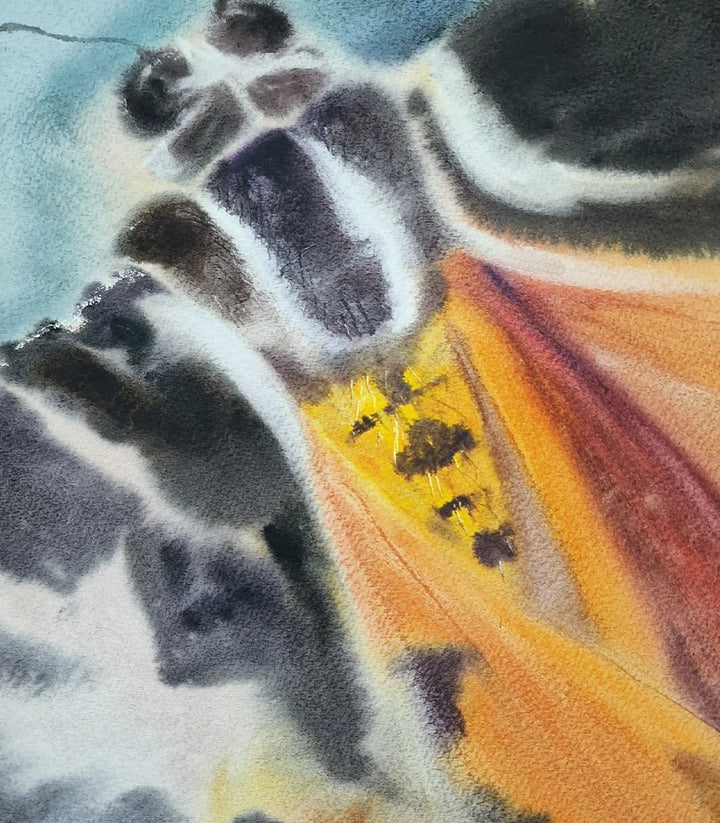 Vers la Cible - signé par l'artiste Iryna. – Massinart