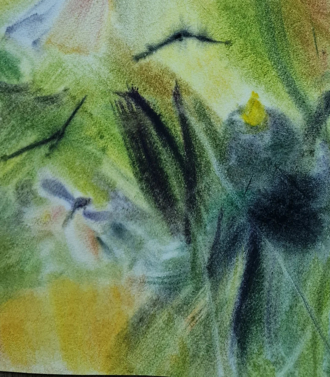 L’Envol des Papillons de Nuit - signé par l'artiste Iryna.