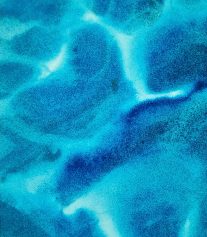 Profondeur vibrante 1 - signé par l'artiste Iryna. – Massinart