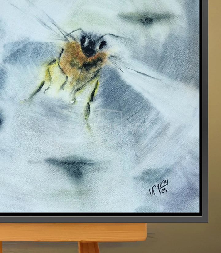 Vibrations Invisibles - signé par l'artiste Iryna. – Massinart
