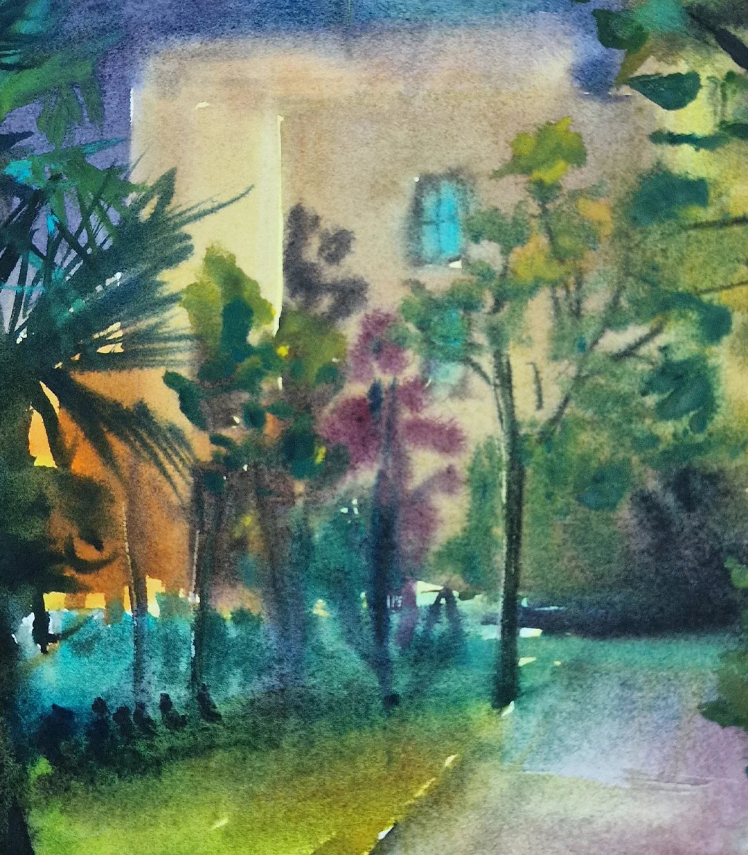 Dans la nuit - signé par l'artiste Iryna.