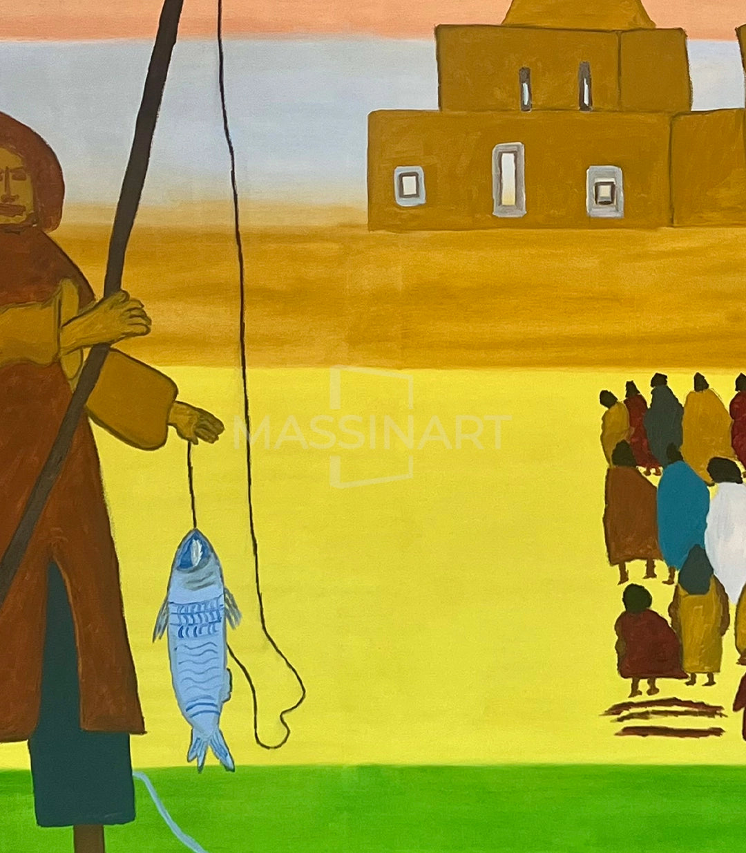 The First Sign - signé par l'artiste Mohamed Acharki