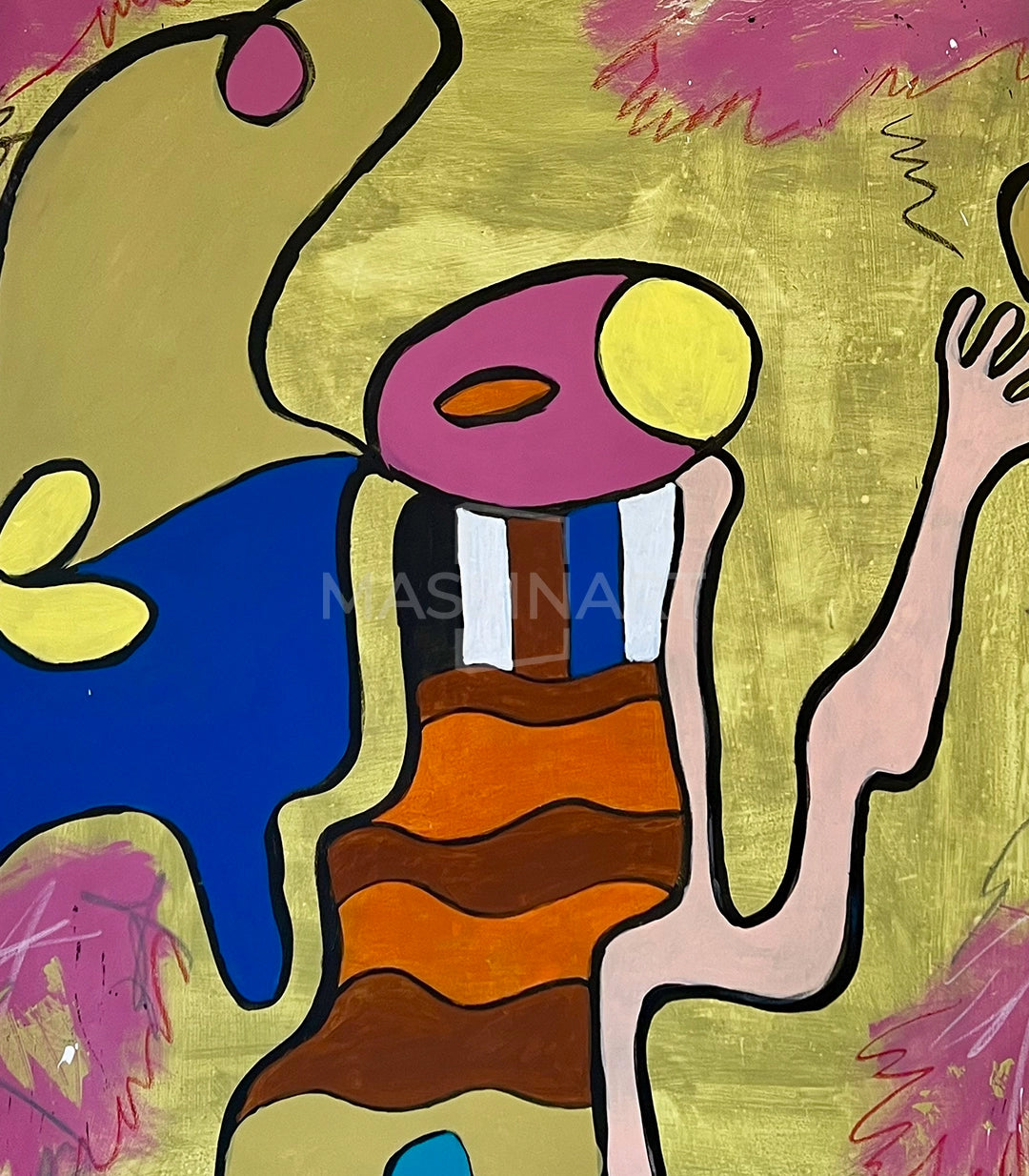 Le Coeur en Quete - signé par l'artiste Mohamed Acharki