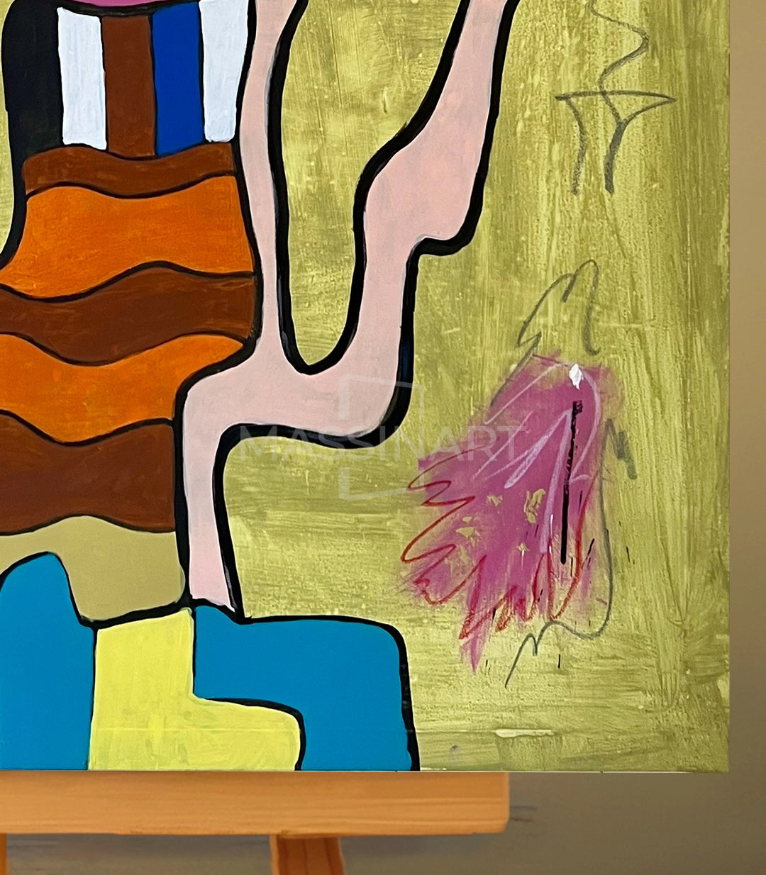 Le Coeur en Quete - signé par l'artiste Mohamed Acharki