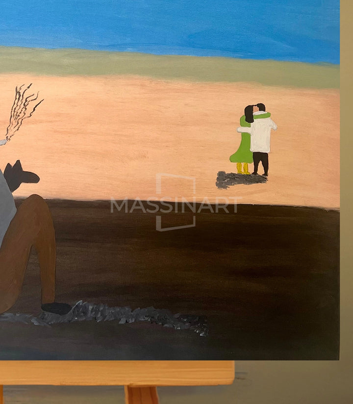 The Smoker of Memories - signé par l'artiste Mohamed Acharki – Massinart
