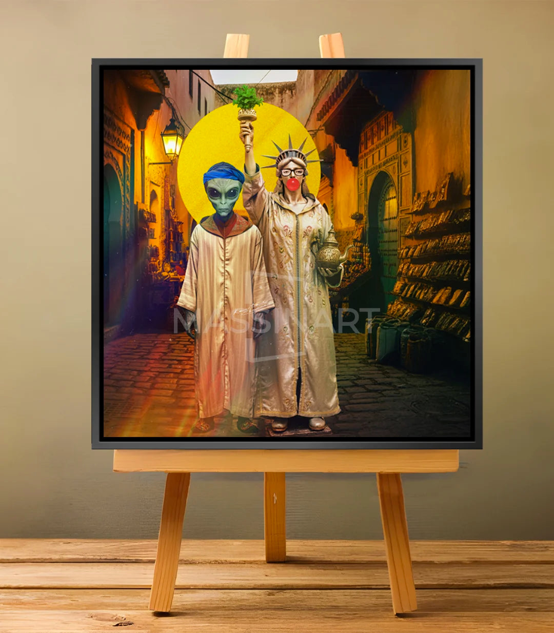 lkoupel v1 - signé par l'artiste Kawtar BRZ.