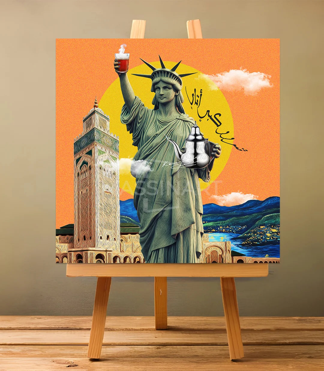 Kebi Atay - signé par l'artiste Kawtar BRZ.