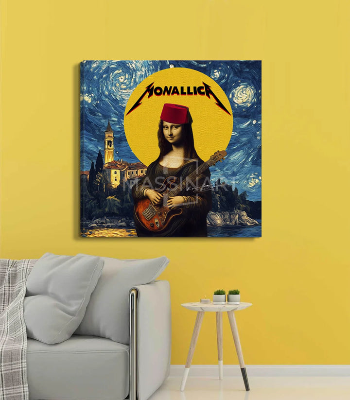 Monalica - signé par l'artiste Kawtar BRZ. – Massinart