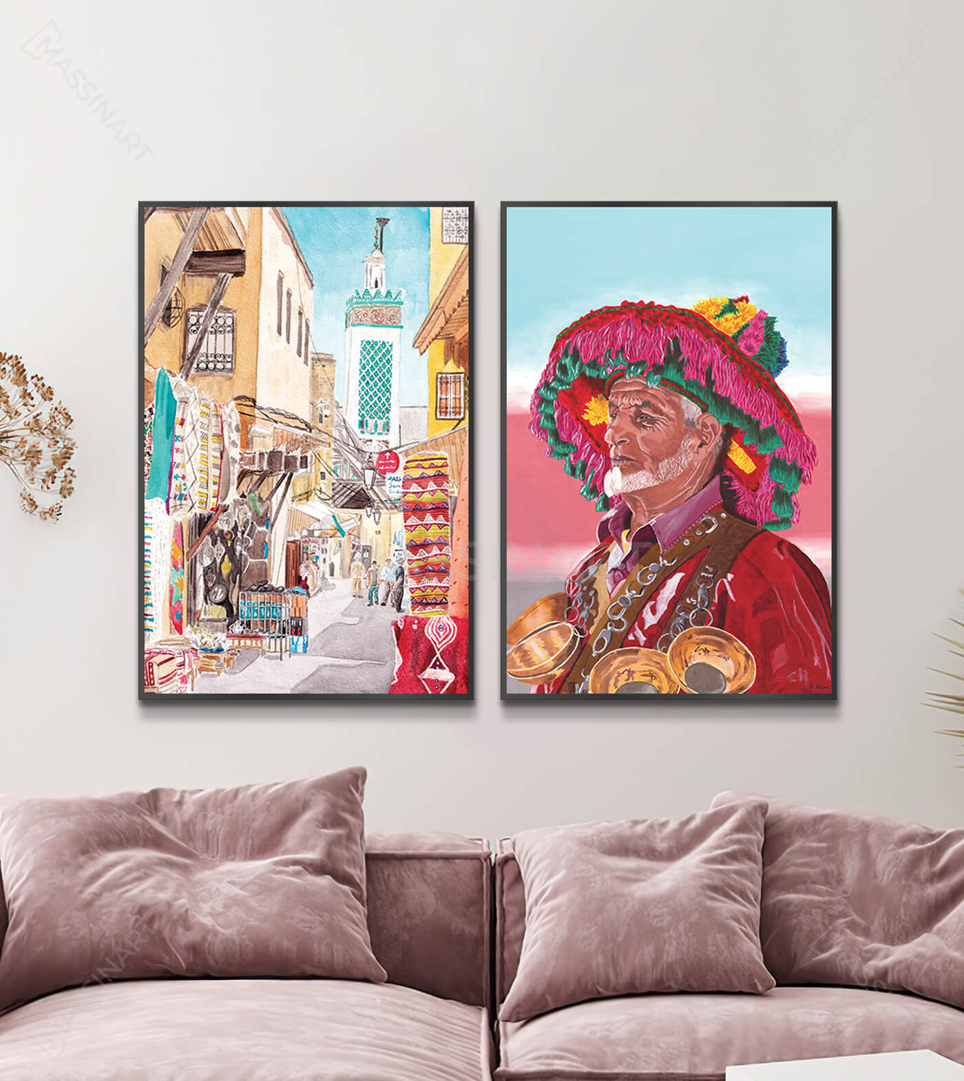 Tableaux décoratifs - Tableau décoratif Marrakech - Décoration
