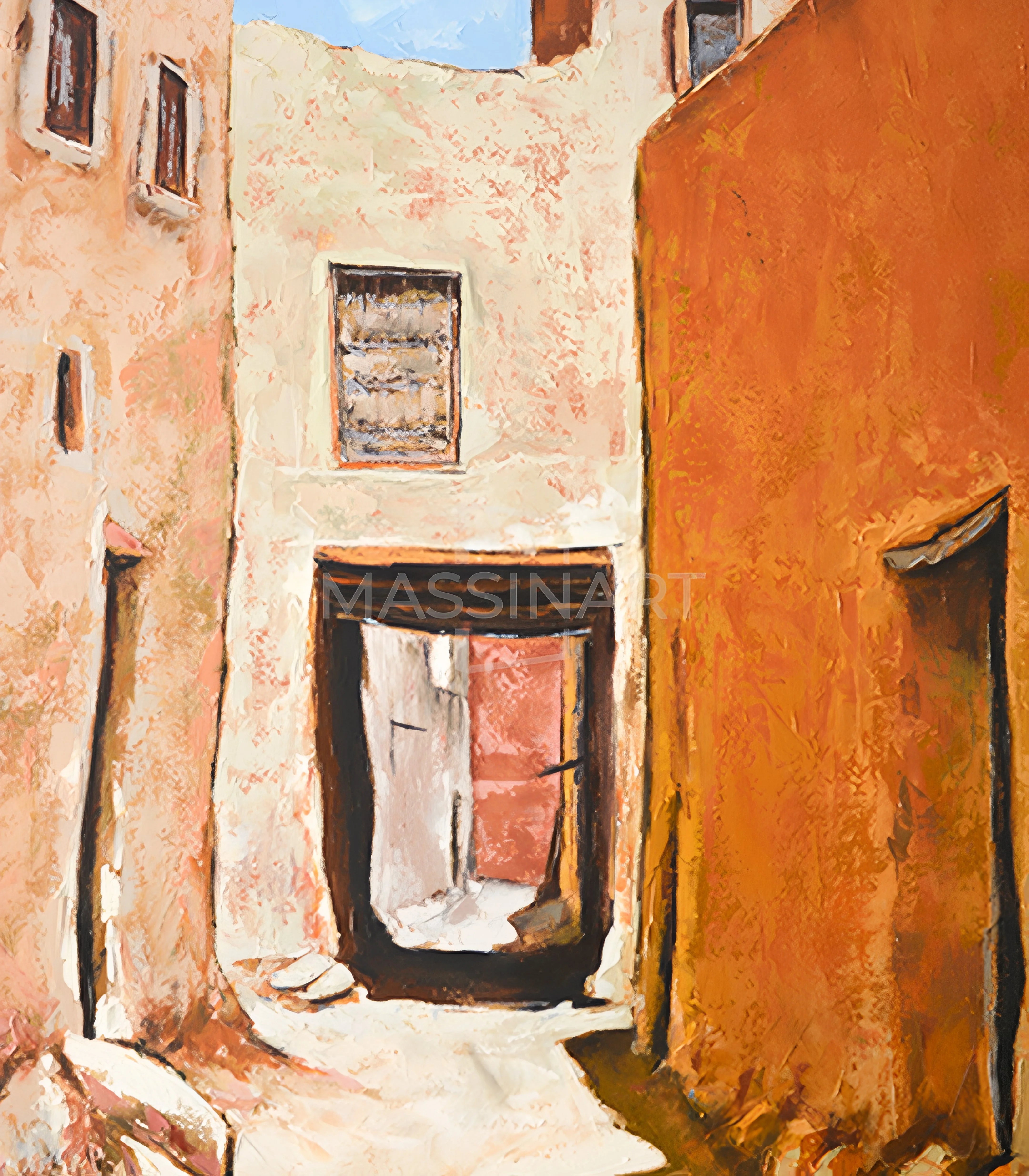 Le Seuil du Silence - signé par l'artiste Mohamed Assalmi.