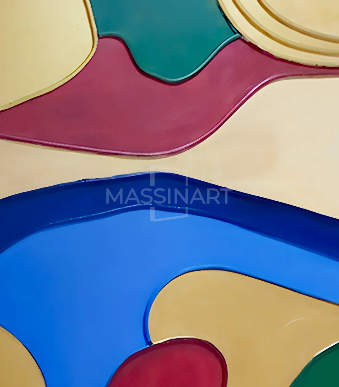 Harmonie entre terre, ciel et nature  - signé par l'artiste Mounia Lemrozi.