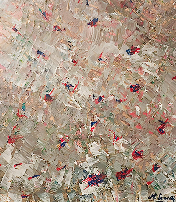 Tableau d'or  - signé par l'artiste Mounia Lemrozi. – Massinart
