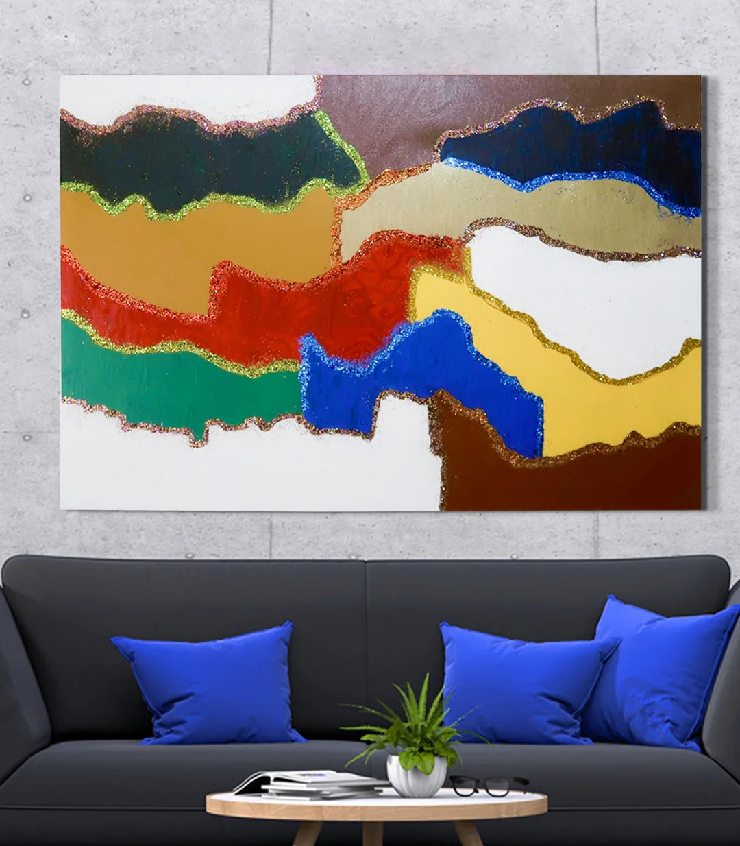 Harmonie Éclatante - signé par l'artiste Nada ZR.