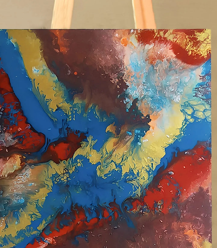 Océan pourpre - signé par l'artiste Nada ZR. – Massinart