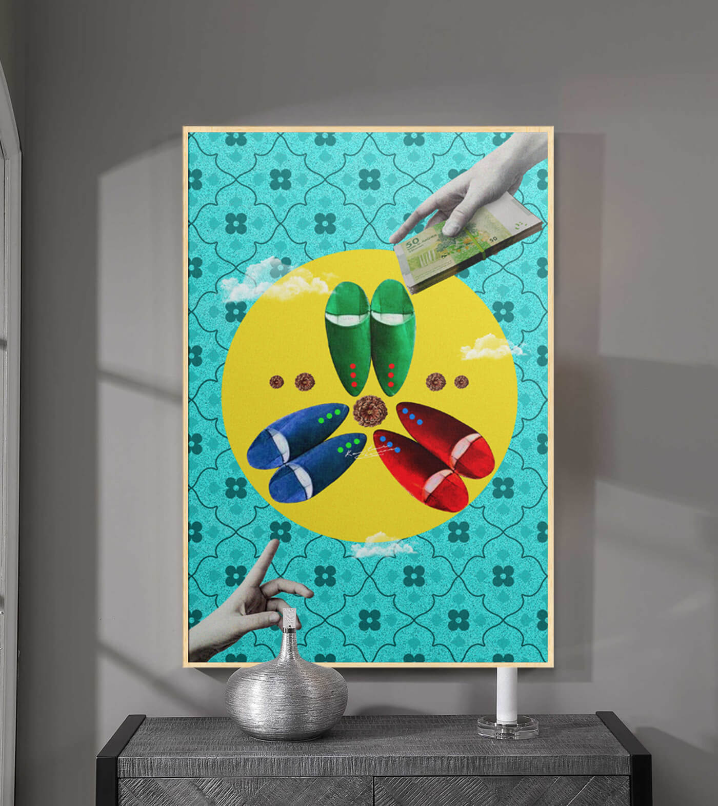 Belgha - signé par l'artiste Kawtar BRZ.