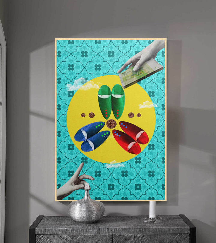Belgha - signé par l'artiste Kawtar BRZ. – Massinart