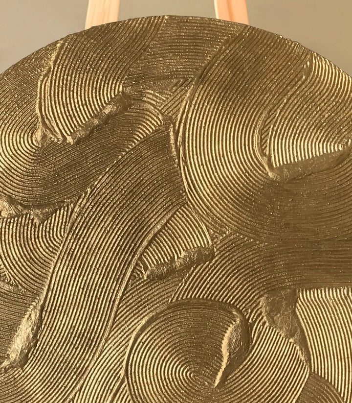 Vagues d'or - signé par l'artiste Tatiana LPV. – Massinart