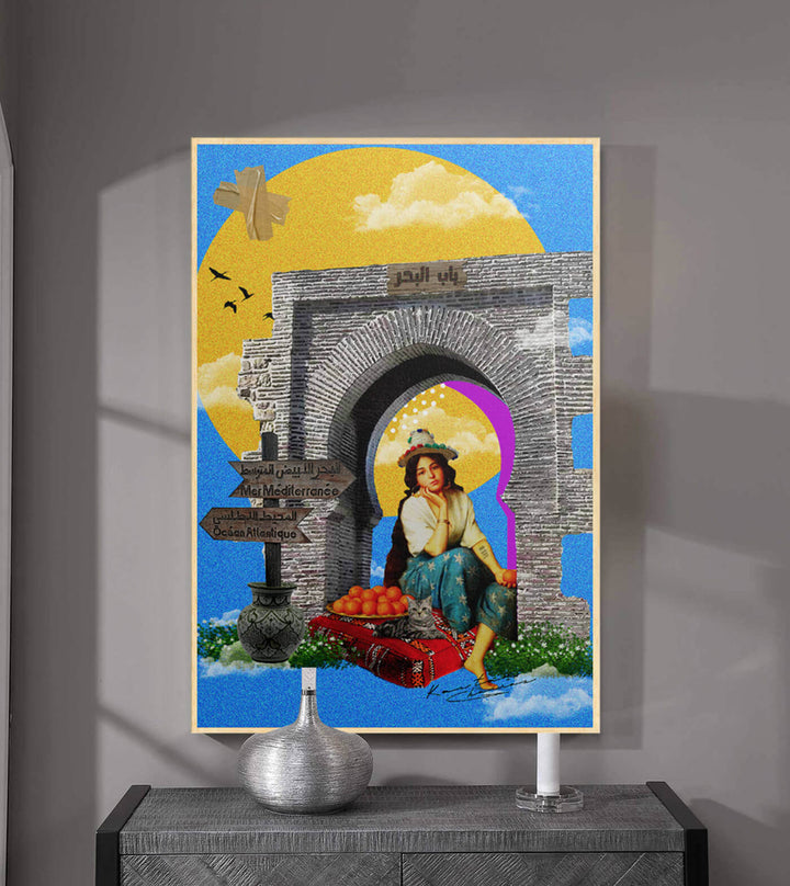 Bab Lbher- signé par l'artiste Kawtar BRZ. – Massinart