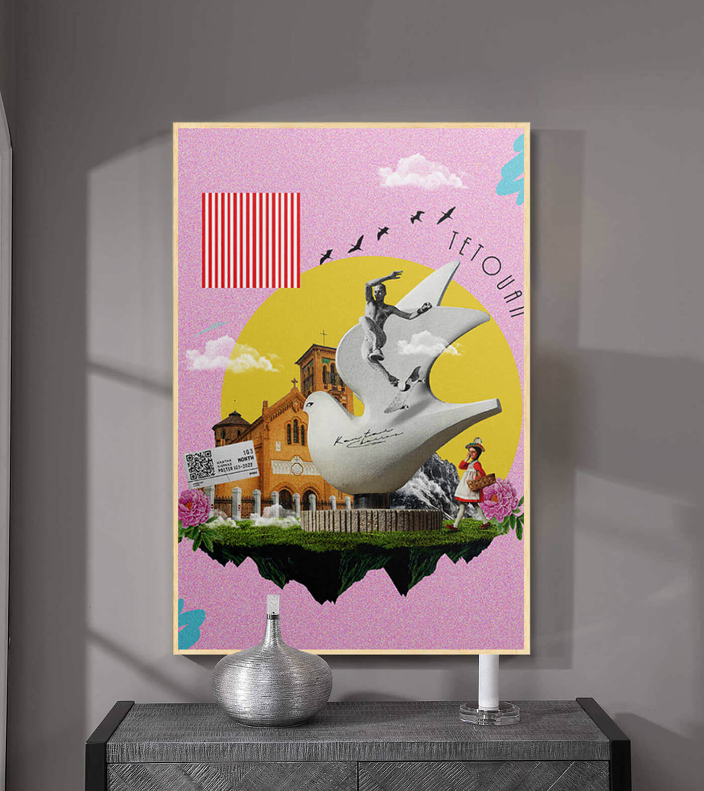 Tetouan - signé par l'artiste Kawtar BRZ.