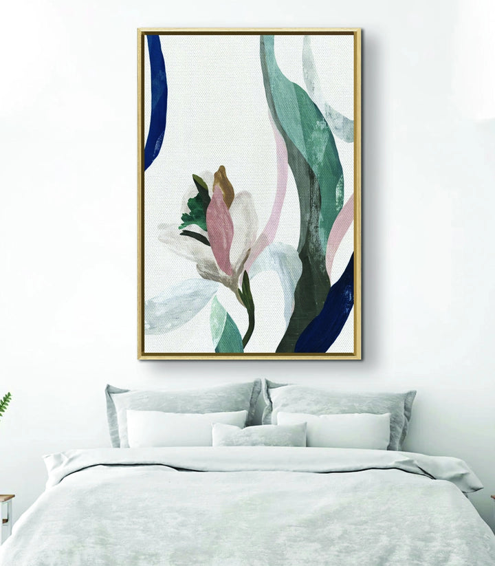 Décoration intérieur Tableau Minimal Blossom au-dessus lit Massinart