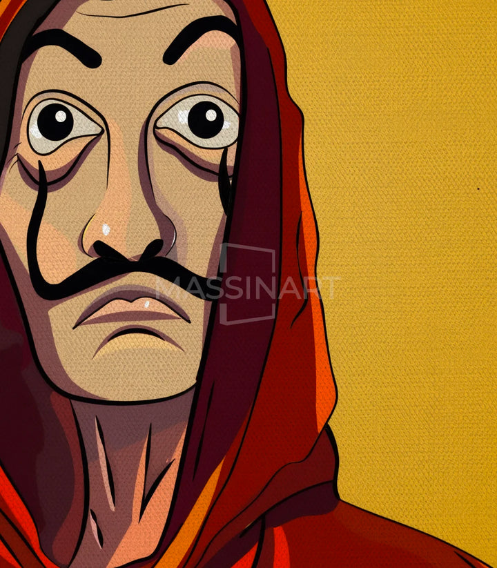 Tableau La Casa de Papel Massinart — emballage livraison prêt à accrocher