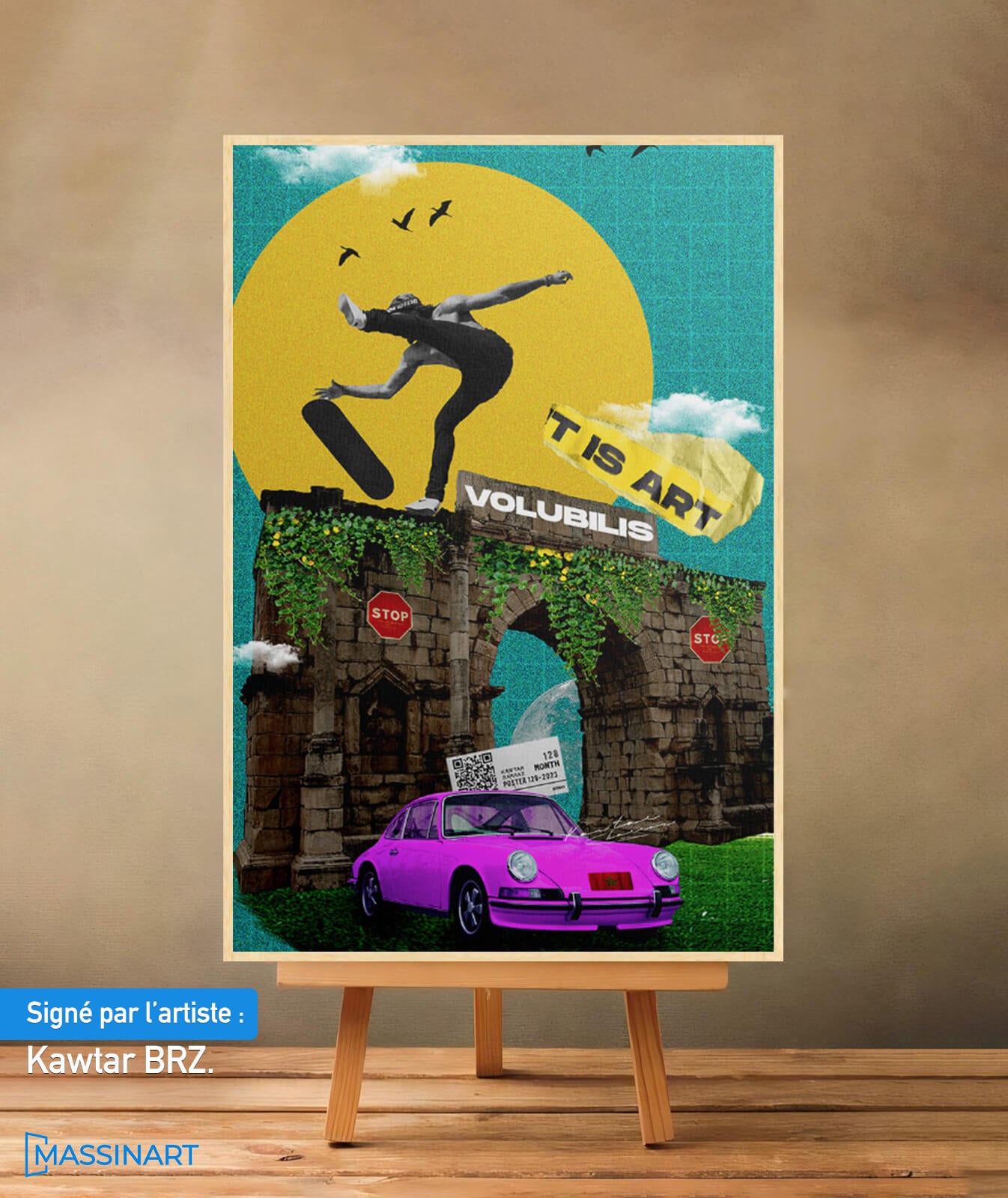 Walili - signé par l'artiste Kawtar BRZ.