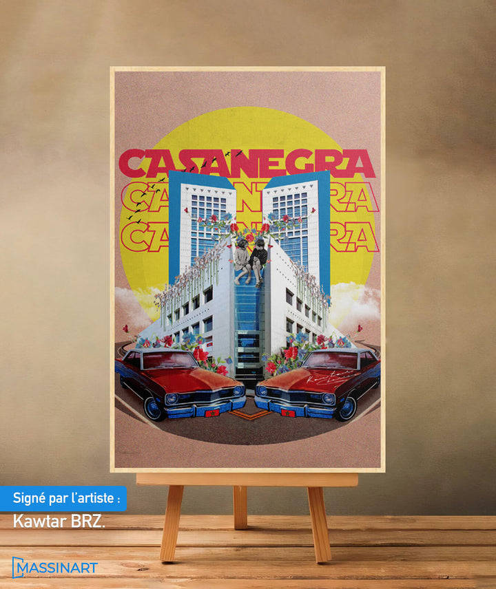 Casanegra - signé par l'artiste Kawtar BRZ.