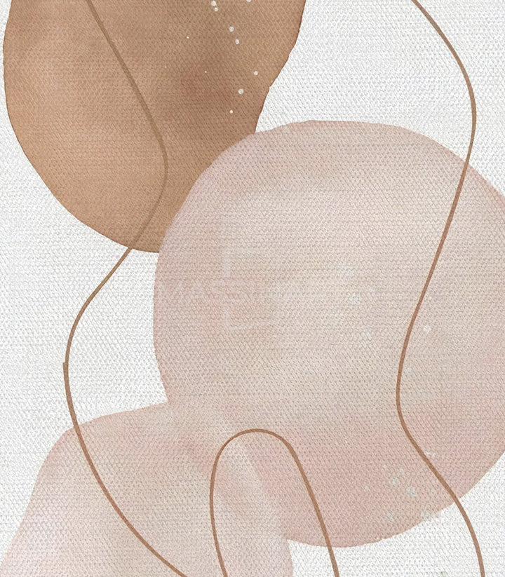 Sandy Silence diptyque abstrait — décoration intérieur épurée Massinart