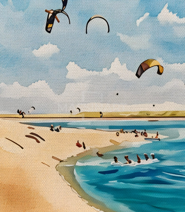 Tableau Dakhla Massinart — emballage livraison prêt à accrocher