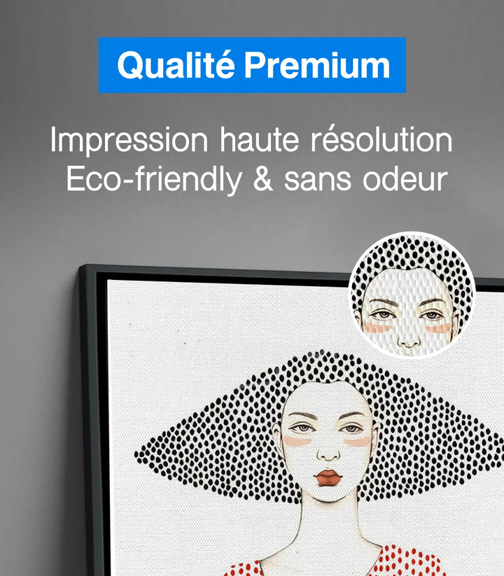 Tableau Dot Essence diptyque mise en situation salon contemporain — Massinart