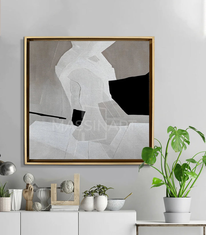 Tableau Shadow Drift mis en situation salon moderne décoration intérieur — Massinart