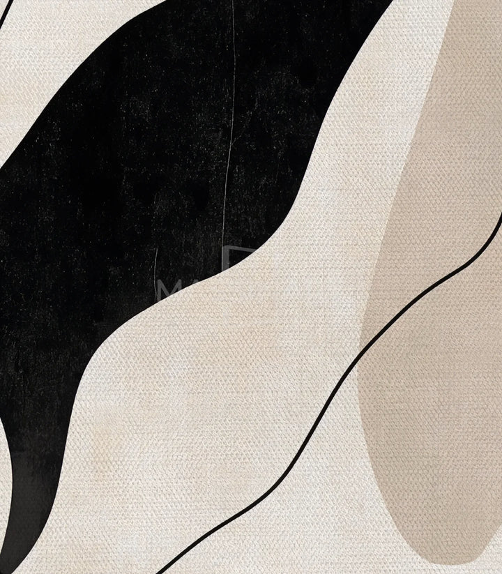 Tableau Flowing Silence Massinart — emballage livraison prêt à accrocher
