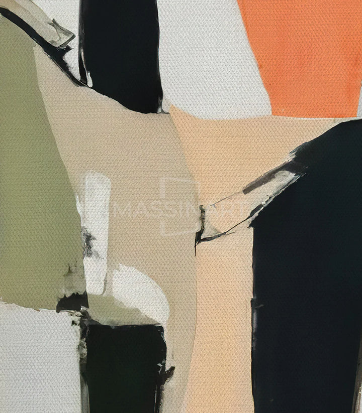 Tableau Olive Dusk Massinart — emballage livraison prêt à accrocher